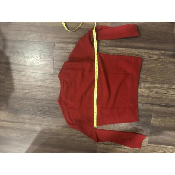 Brunello Cucinelli Red Cashmere Sweater sz M - Picture 6 of 6